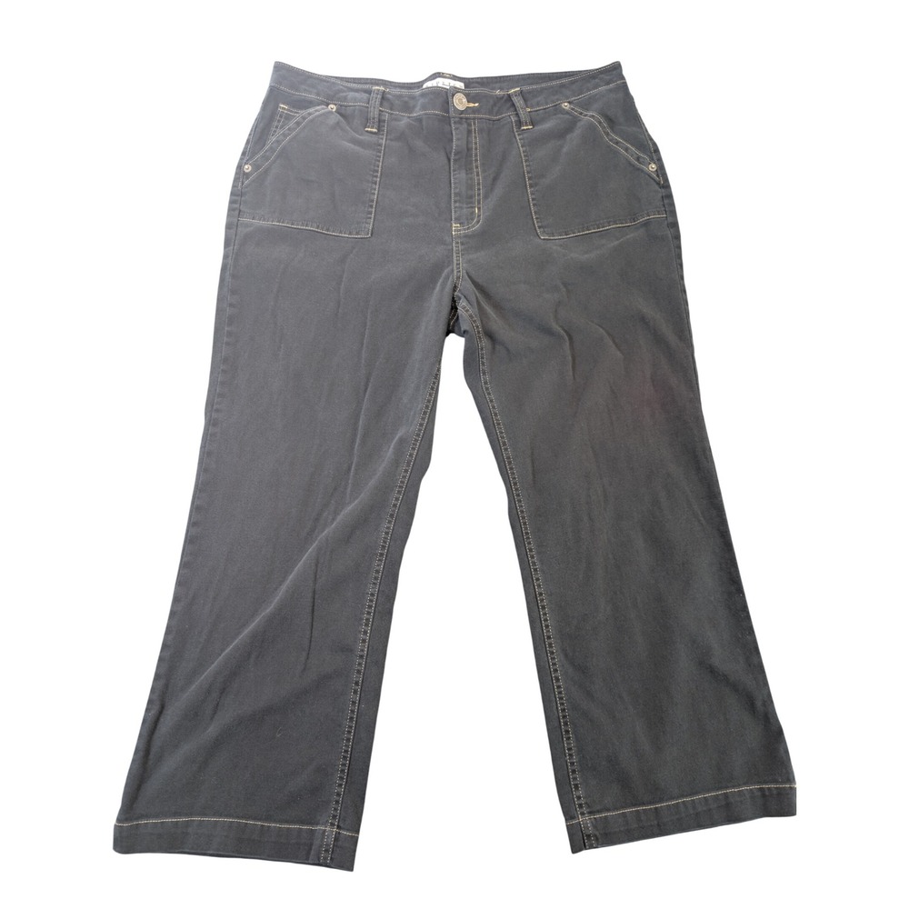 Gap‎ Stretch Carpenter Pants Size 16 Black Casual Workwear Utility